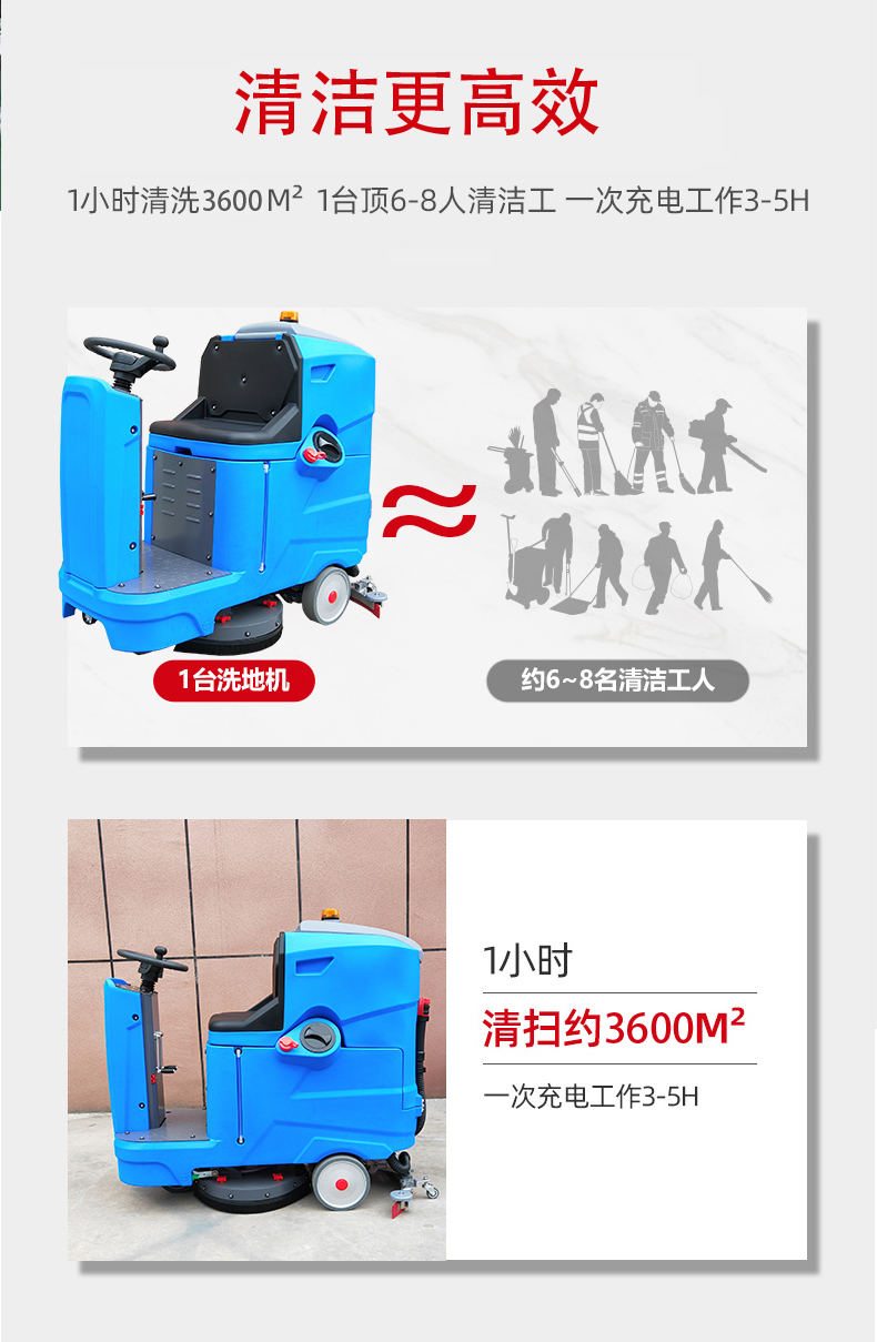 泸州驾驶式洗地机更适合用在高铁站