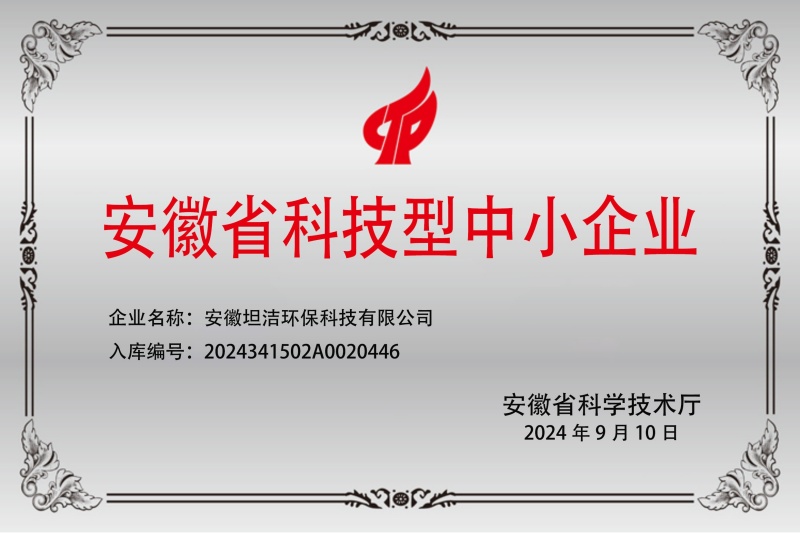 泸州安徽科技型中小企业证书